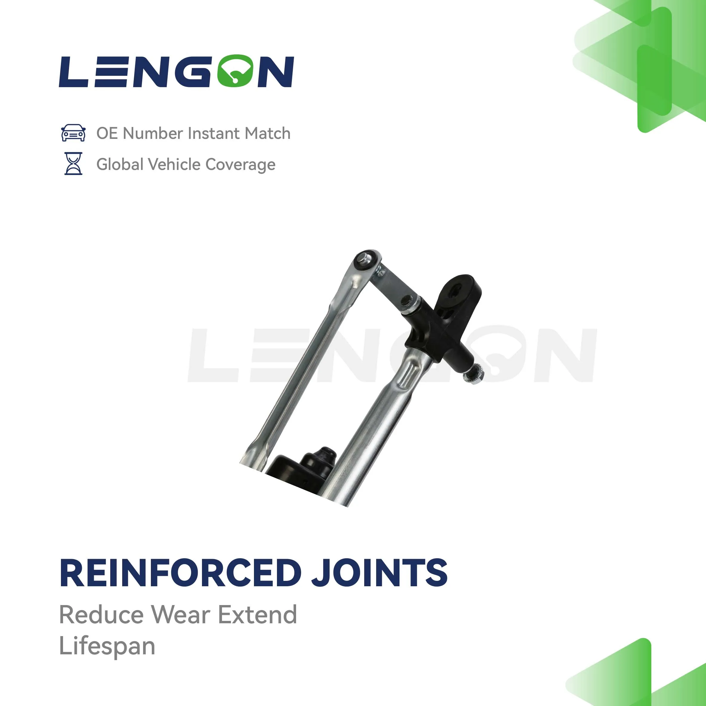 Lengun Wiper Linkage Assembly Auto Wiper Motor for Fiat Punto Motor Windshield Wiper Linkage System 64012001010 2190085