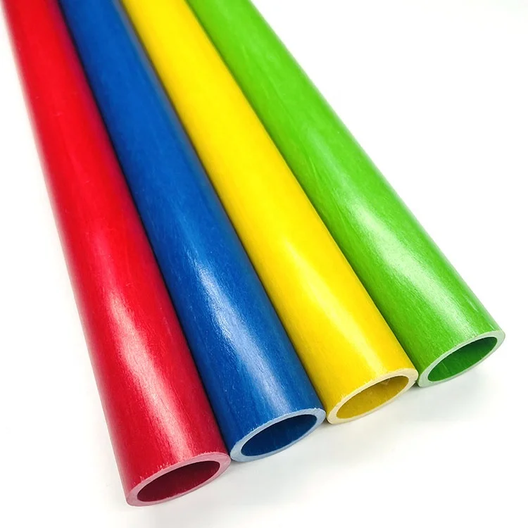 product 10mm 20mm 30mm durable pultruded fiberglass hollow pipecustomized diameter low price flexible pultrusion fiberglass tube poles-1