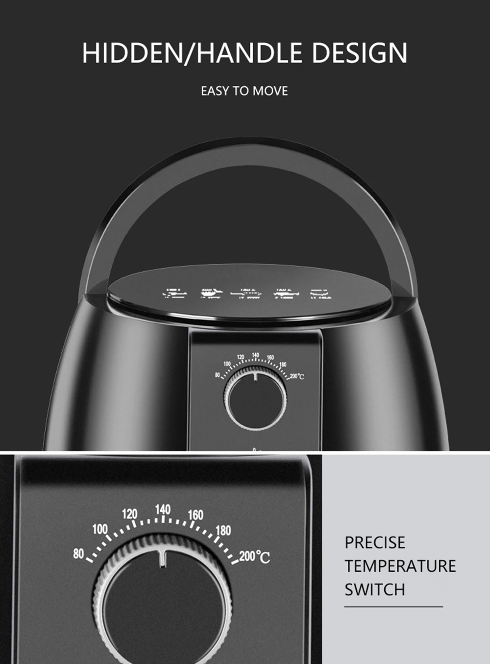 Professional 4 5l Household Multi Functional Air Fryers Oil Free Professional 4 5l Household Multi Functional Air Fryers Oil Free