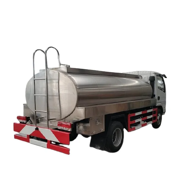 Milk  Tank 304 Stainless Steel  Industrial Sales 8 CBM Tanker