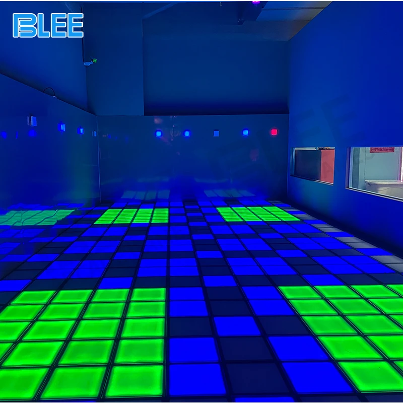 Team Building Escape Active 30x30cm Pixel Super Grid Interactive Dance Game Room Floor Is Lava Game Arena Activate Led Floor