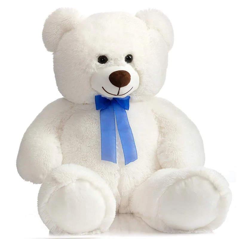 Giant Big Doll White Teddy Bear Fluffy Soft Kid Gift/giant White Teddy ...