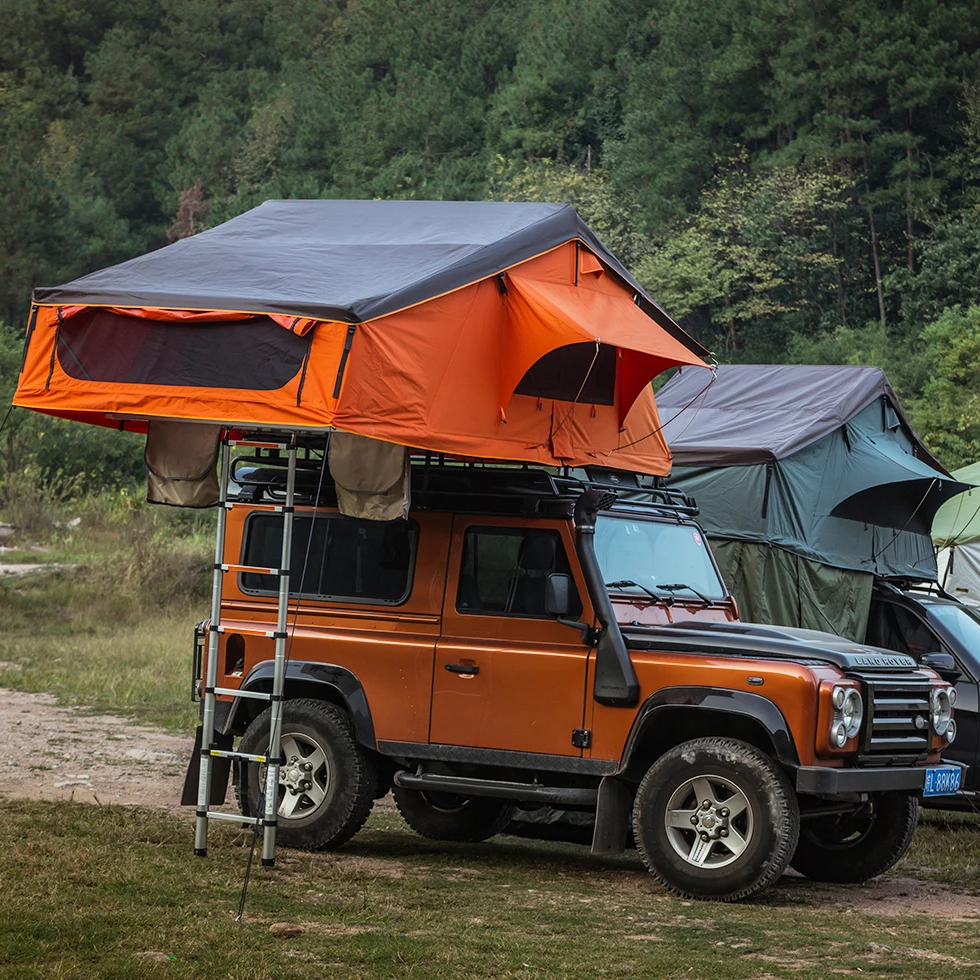 用于野营4x4的软壳汽车顶部越野帐篷车顶帐篷
