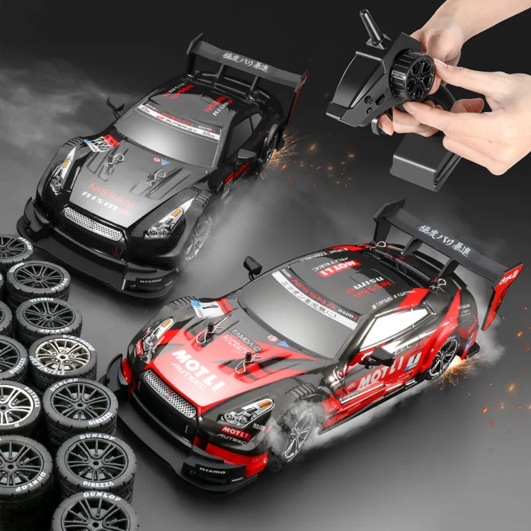 1/16 4WD Drift Rc 2.4G RC Drift Car Toy Remote Control GTR Model Cars Vehicle RC Racing Sports New Cars for Children Gifts
