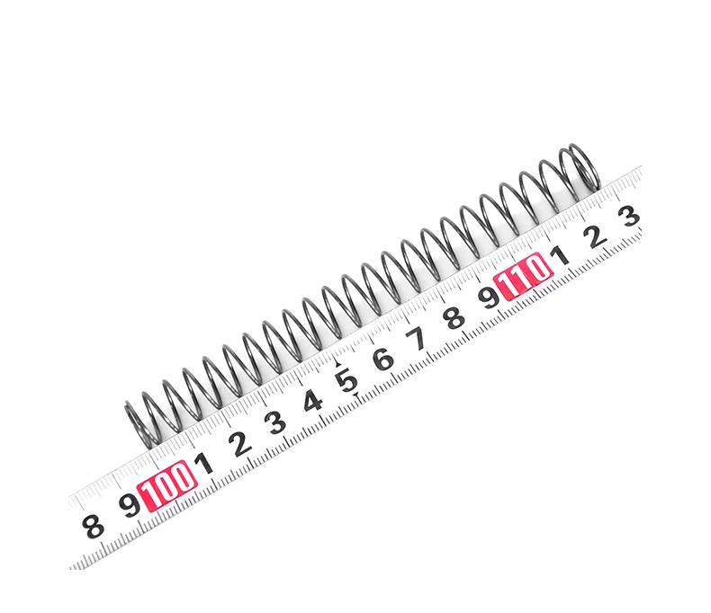 Temhyu Shuxiang-Molle di Compressione Molle compresse 1x5mm, Diametro del Filo da 1 mm x 5mm Diametro Esterno X (5-50) mm Lunghezza Libera, Primavera