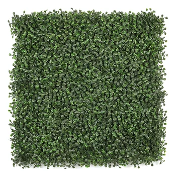 Anti-uv Plastic High Quality Artificial Hedge Boxwood Panels Green Plant Vertical Garden Wall For Indoor Outdoor Decoration