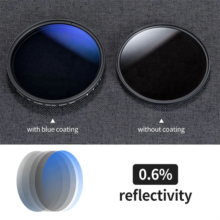 K&F Concept Variable Fader ND Filter (43mm, 1 to 9 Stops