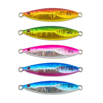 CHEERY Wholesale Mackerel Metal Lure Iron Plate Bait Slow Shake Shore Casting Long-Range Jig 40g 60g 80g 100g – Metal Jig – view 3