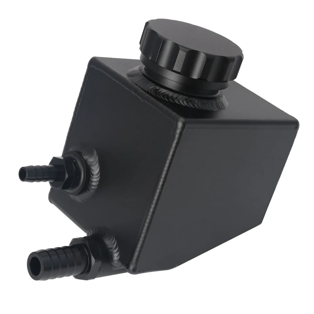 Polished Black Aluminum Coolant Expansion Fill Tank For Holden Commodore V6 V8 VS VT VX VY VZ VE