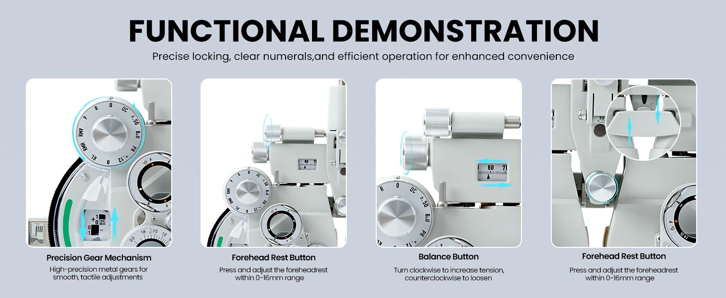 Manual Phoropter VT-10T China Ophthalmic Optical Phoropter
