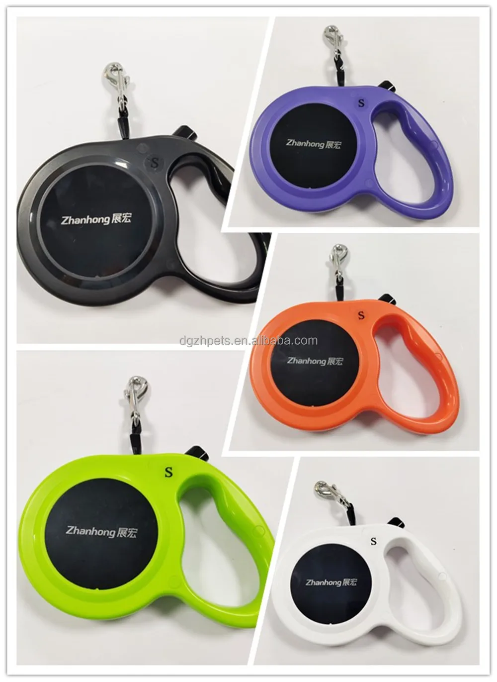 4.8m Automatic Extendable Traction Training Pet Rope Multi Color