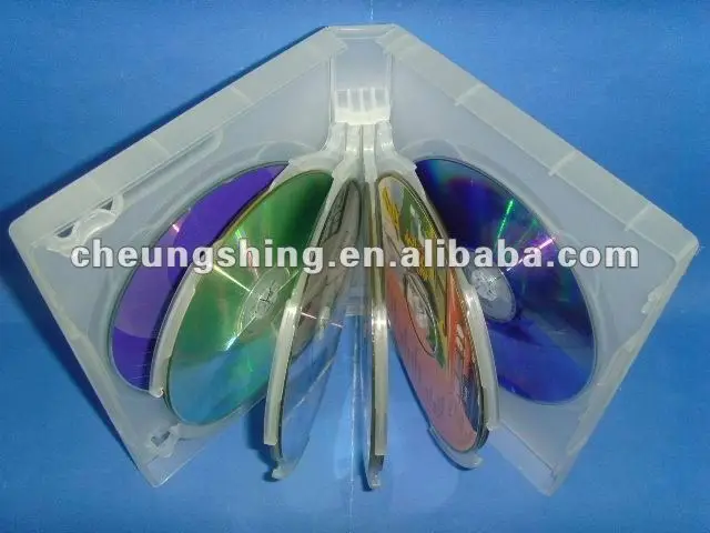 Custom Multi Disc Protection DVD Case 3/4/5/6/8/10 Disc 7/9/11/14/22/27/28/33mm  Plastic DVD Boxes