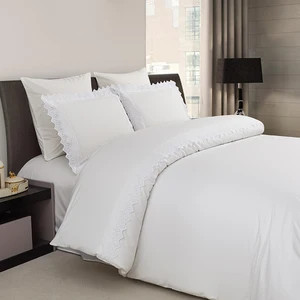 KOSMOS Bedding King Wholesale Cotton Lace Bed Sheet Set