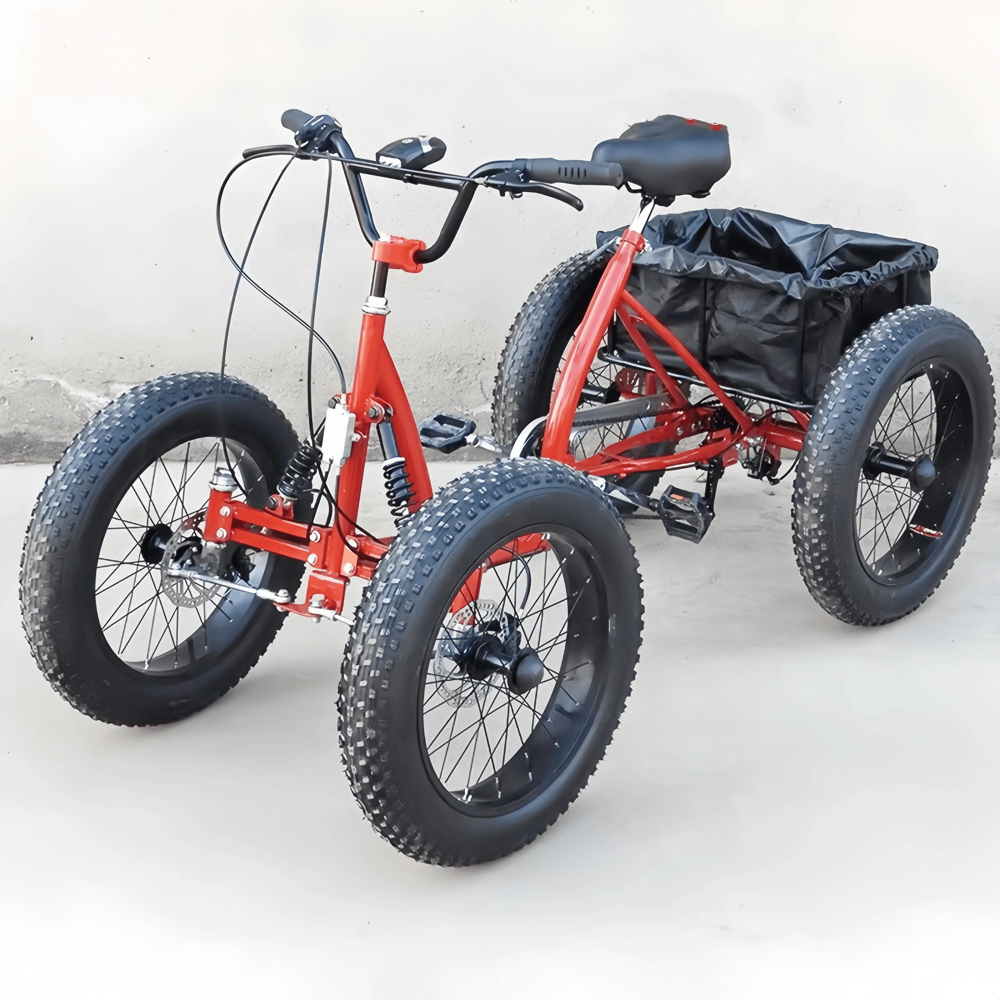four wheel bicycle electric XP4 Step-Over 500w Grey Bike a pillar in the eBike industry beloved by more than 400 The Most Incredible 4 Wheel
