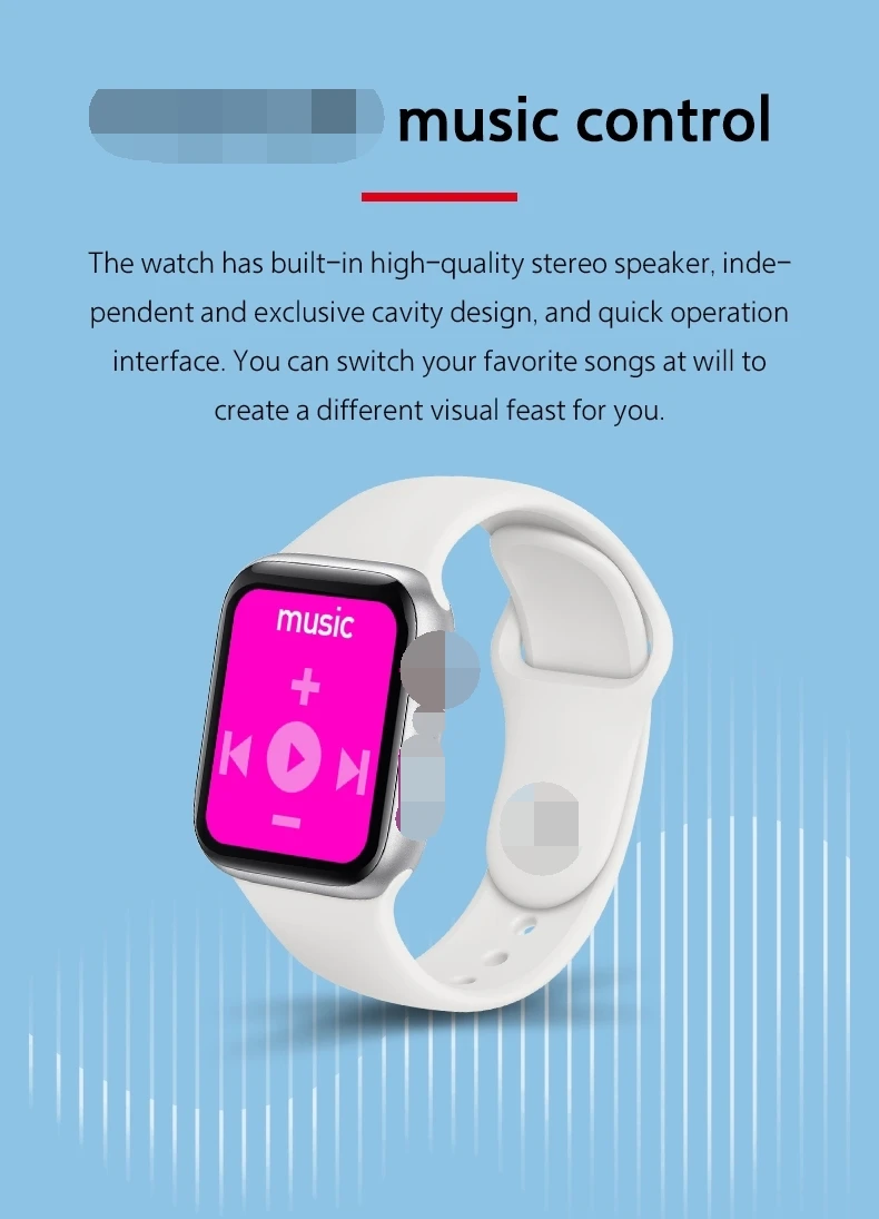 Dropshipping T500 Plus Seri 6 Smartwatch T500 Plus 2021 Smart Watch Heart Rate Blood Pressure Monitor T500 Plus Smartwatch