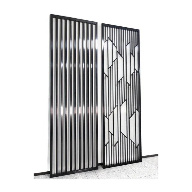 Hot Sale Black Partition Divider Modern Screen Divider For Living Room Home