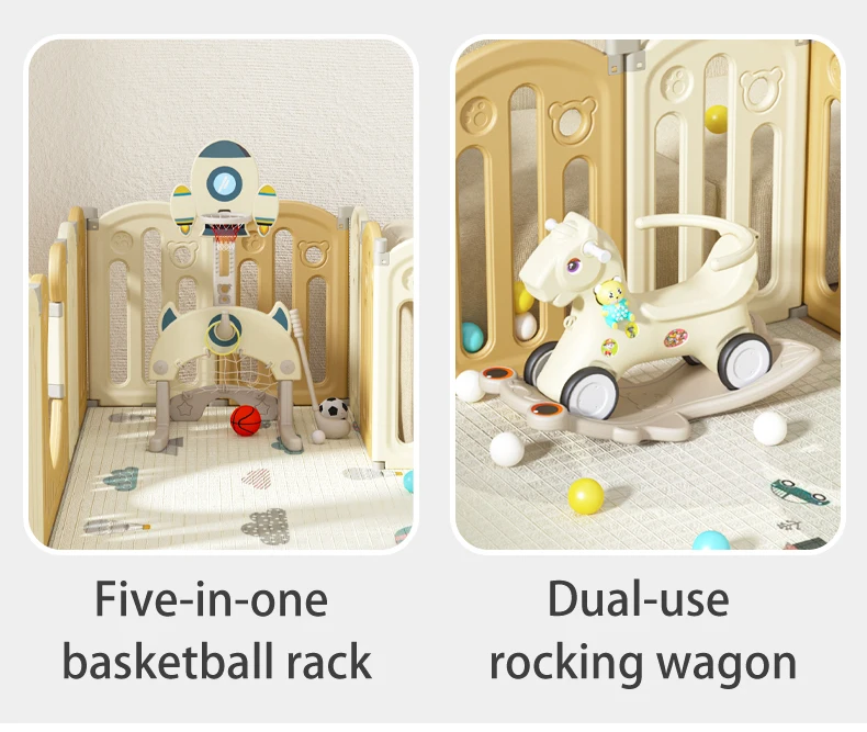 Best Extra Baby Plastic Playpen Cartoon High Quality Baby Play Area