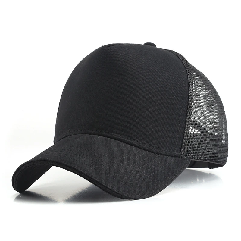 wholesales high quality custom cheap blank baseball trucker cap mesh caps