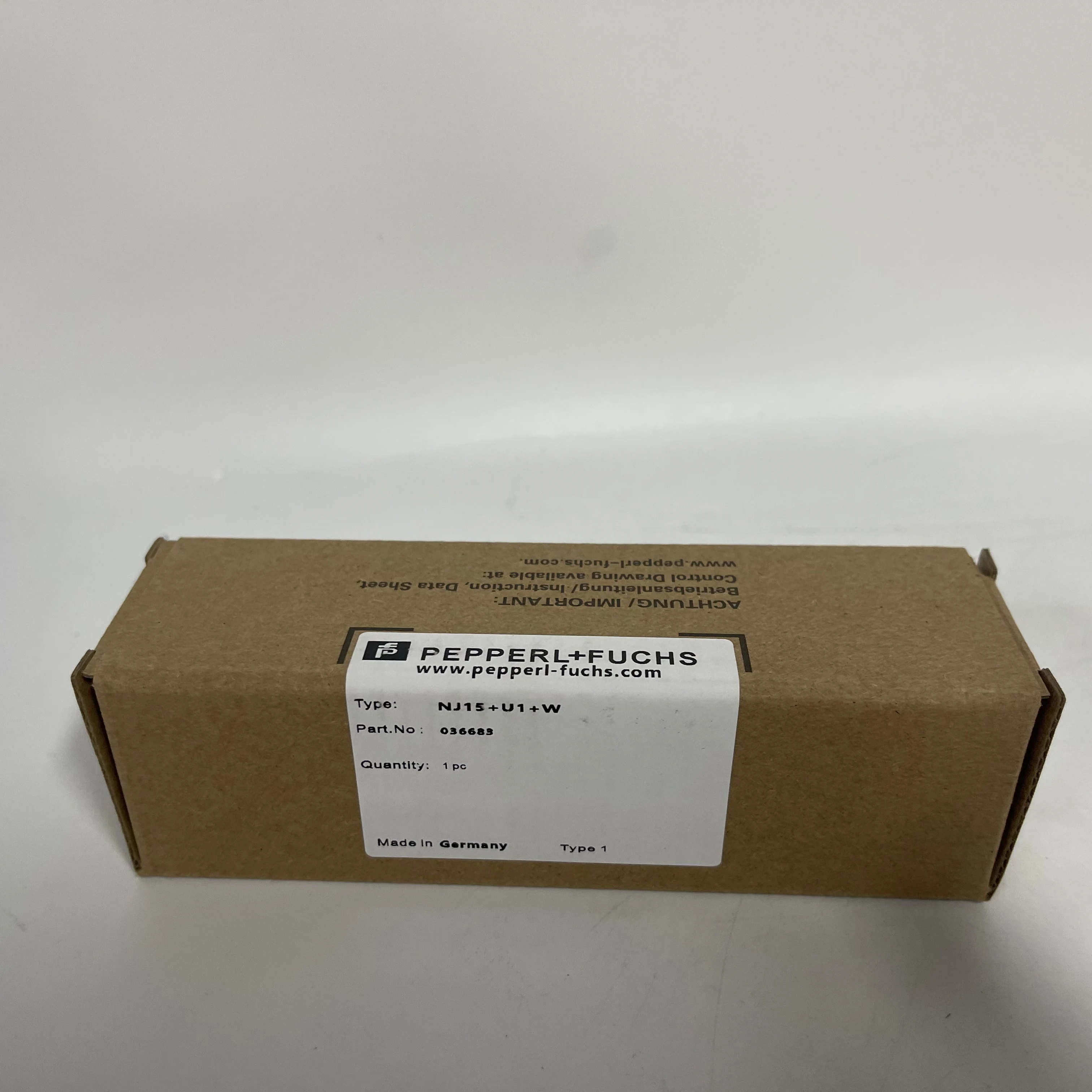 Pepperl+Fuchs Inductive Proximity Sensor NJ15+U1+W