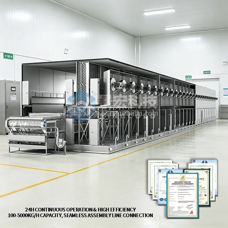 Automatic Iqf Tunnel Freezer, Stainless, Steel, 304, 45C - detail 8