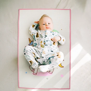 New Design Baby Crib Sheets Lightweight Sleeping Playtime  Mats Durable Rubber Cot Sheet Baby Play Mat