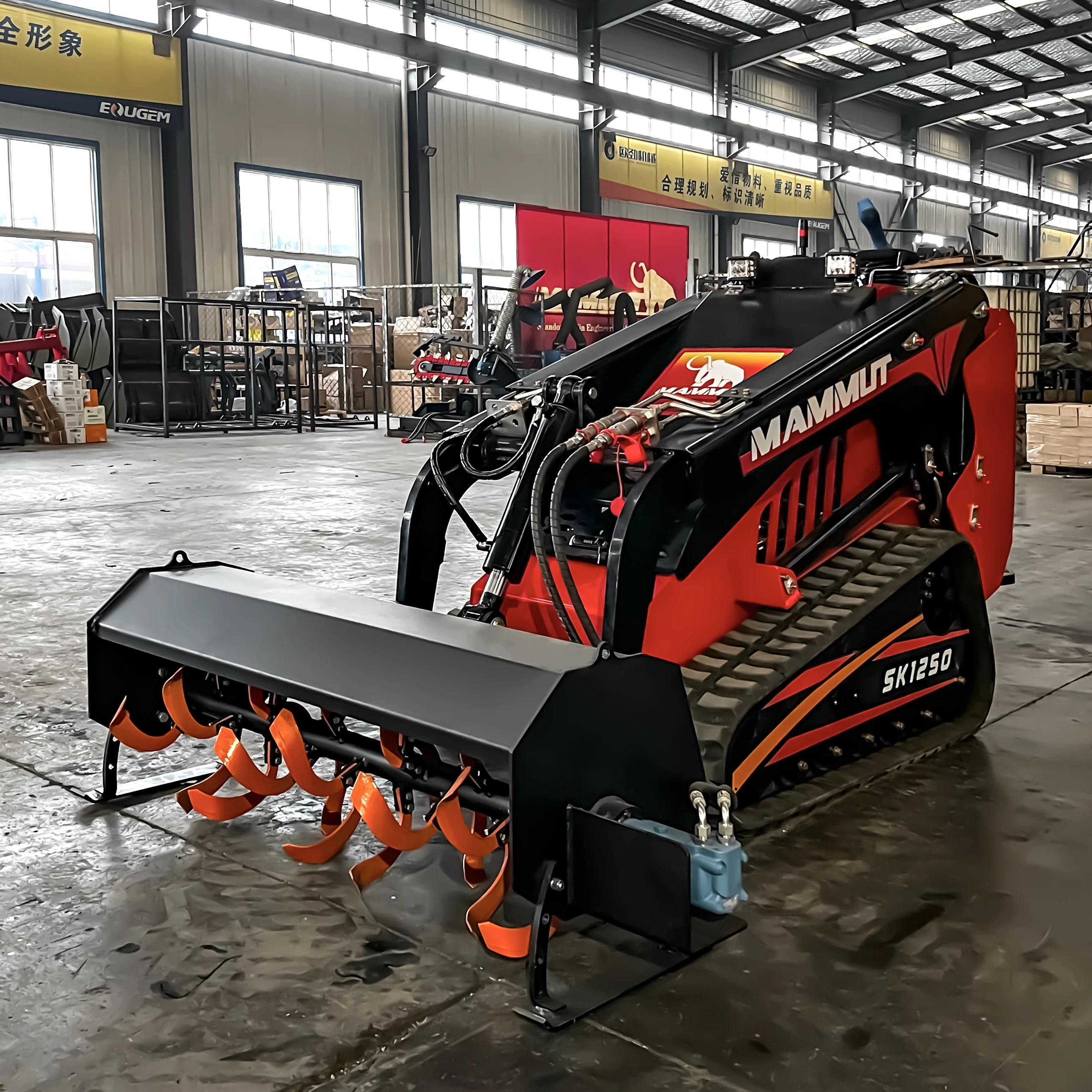 Skid Steer Attachments Lawn Mower Attachment For Mini Loaders Buy Ce