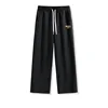 Black folded paper tag for pants