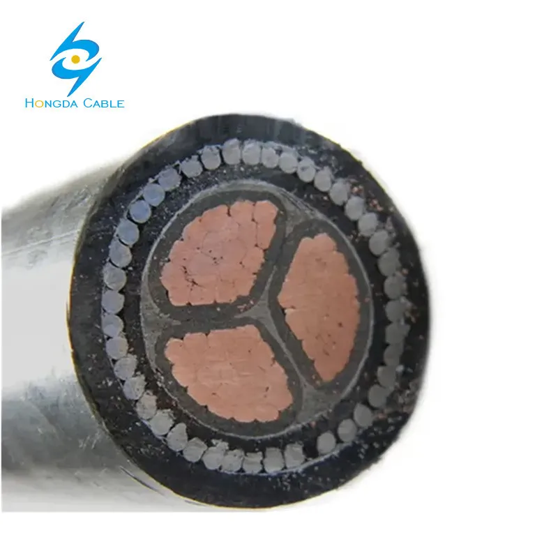 3 Core 4 Core Armored Electric Power Cable Wire 240mm With Copper Aluminum Conductor