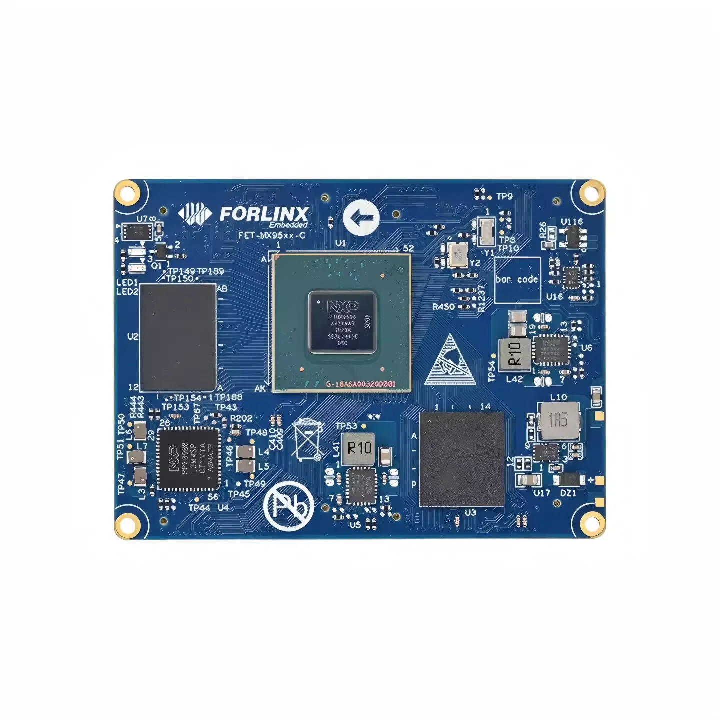 Linx Module Rt3096 Chipboard Forlinx IMX9596 Module - Industrial Grade Board