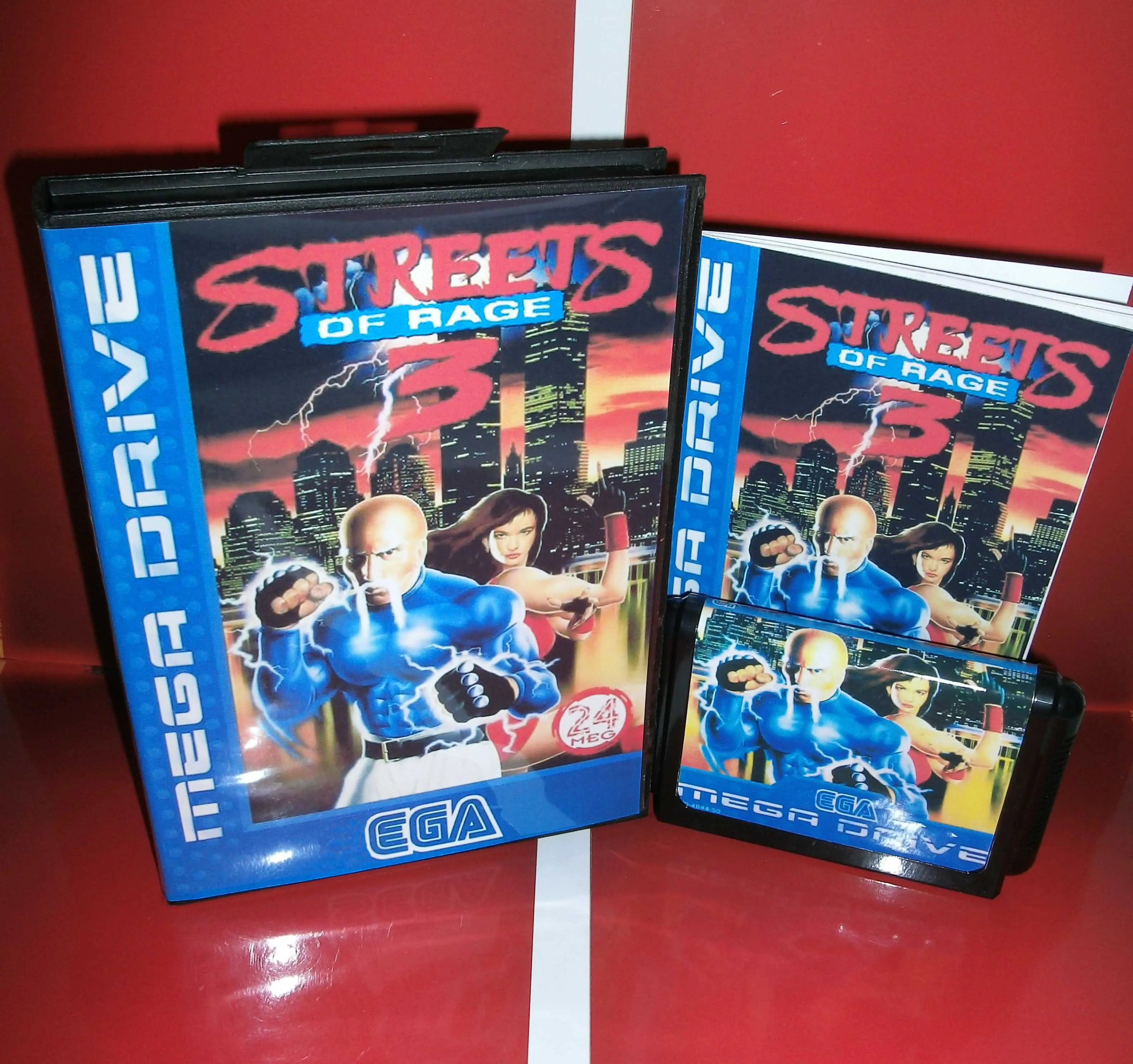 Street of Rage 3 Megadrive - Original US EUR Japan Cover