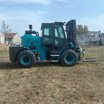 4x4 Diesel Forklift for Rough Terrain 3 to 5 Ton All Terrain Fork Lift 4 Way Forklift Construction Machinery