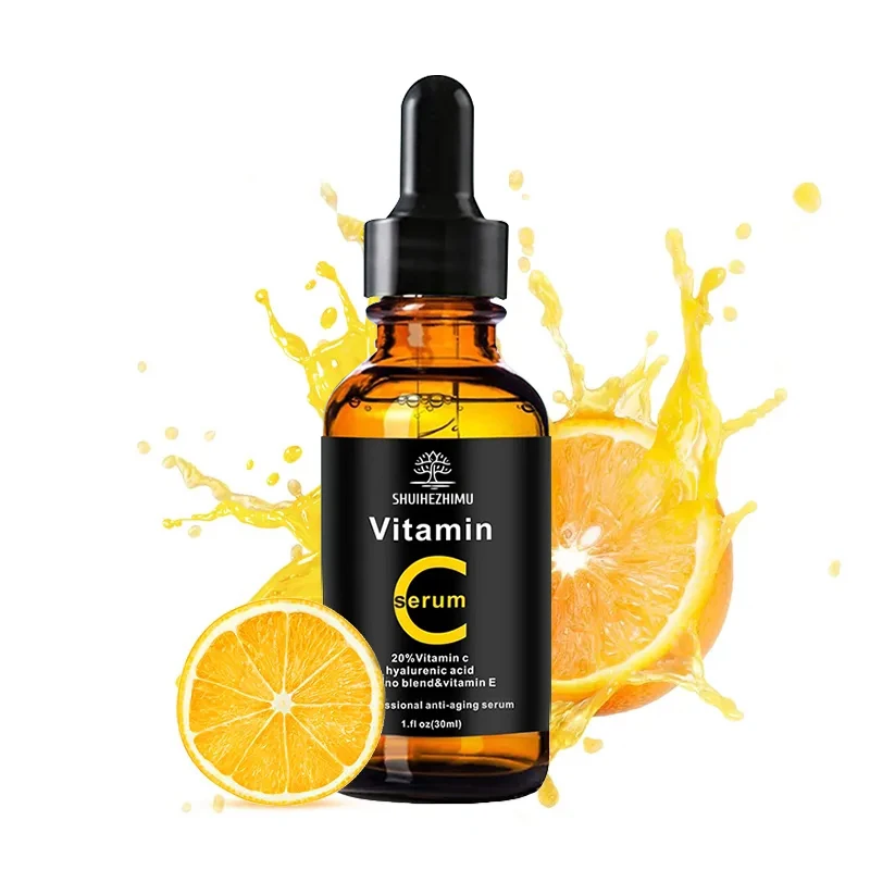 Private Label Skincare Natural 20% Vitamin C Serum Hyaluronic Acid ...