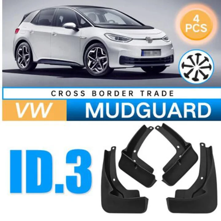 Car Mud Flaps 4x For ID.4 ID.5 ID4 ID5 EV 2020 2021 2022 2023 Mud