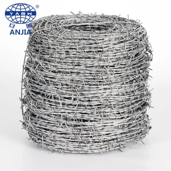 High Quality 500 Meters Barbed Wire Fencing Hot Galvanized Arame Farpado Coil for Sale
