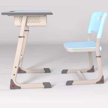 Fashionable student desks are suitable for school children to study at home with desks and chairs