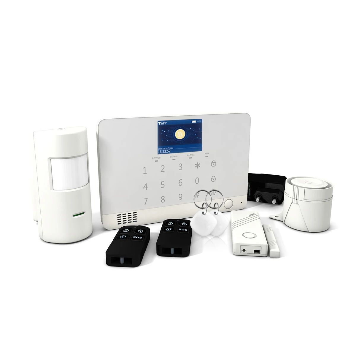 Smart Wifi Wireless Home Security Alarm System Kit Customizable