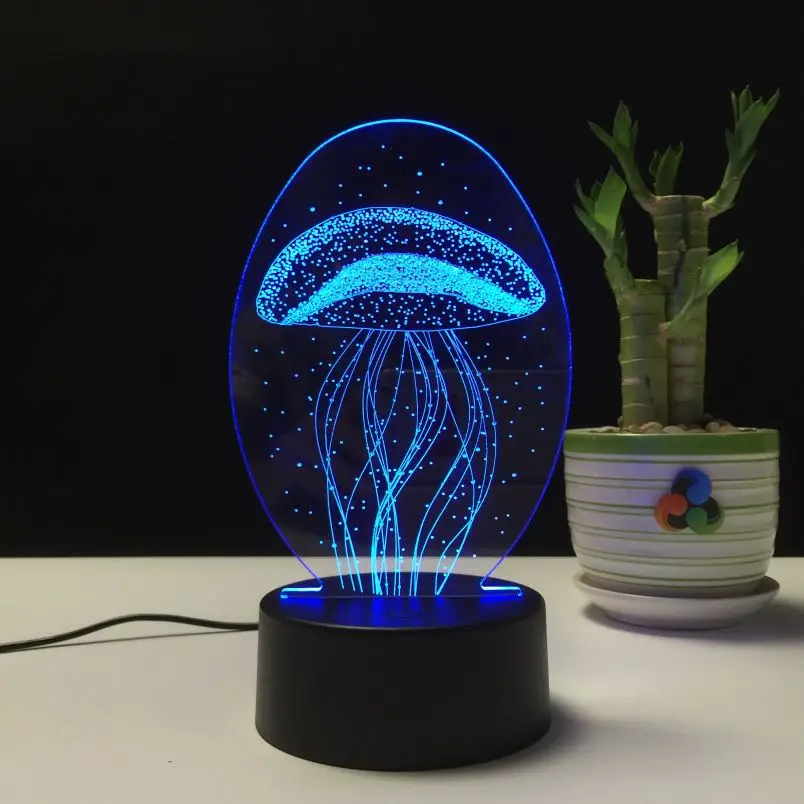 Lampada Notturna 3D Uss Enterprise - LED 7 Colori, Touch, Alimentazione USB - Foto 8