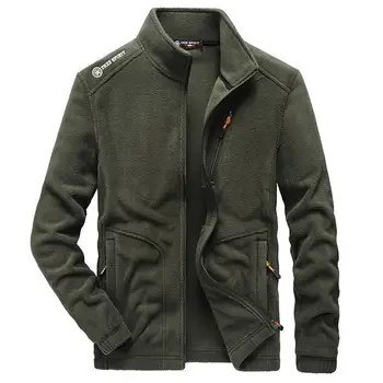 High Quality Heavy Winter Full Zip Jacket for Men Custom Polar Fleece XL 4XL Sizes Hooded Canvas Wool Viscose Pattern Decoration