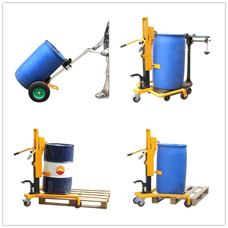 DA400A DA400B Factory Electric Drum Lifter Electric Oil Drum Forklift Porter Lifter 400KG