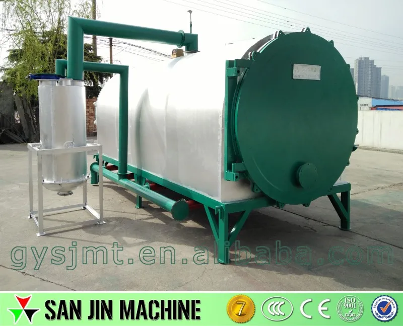 Horizontal Airflow Type Charcoal Biochar Kiln and Coconut Shells ...
