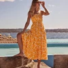 Abito Flowy modello geometrico bohémien 1