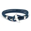 Blue-green rope silver fish tail 12