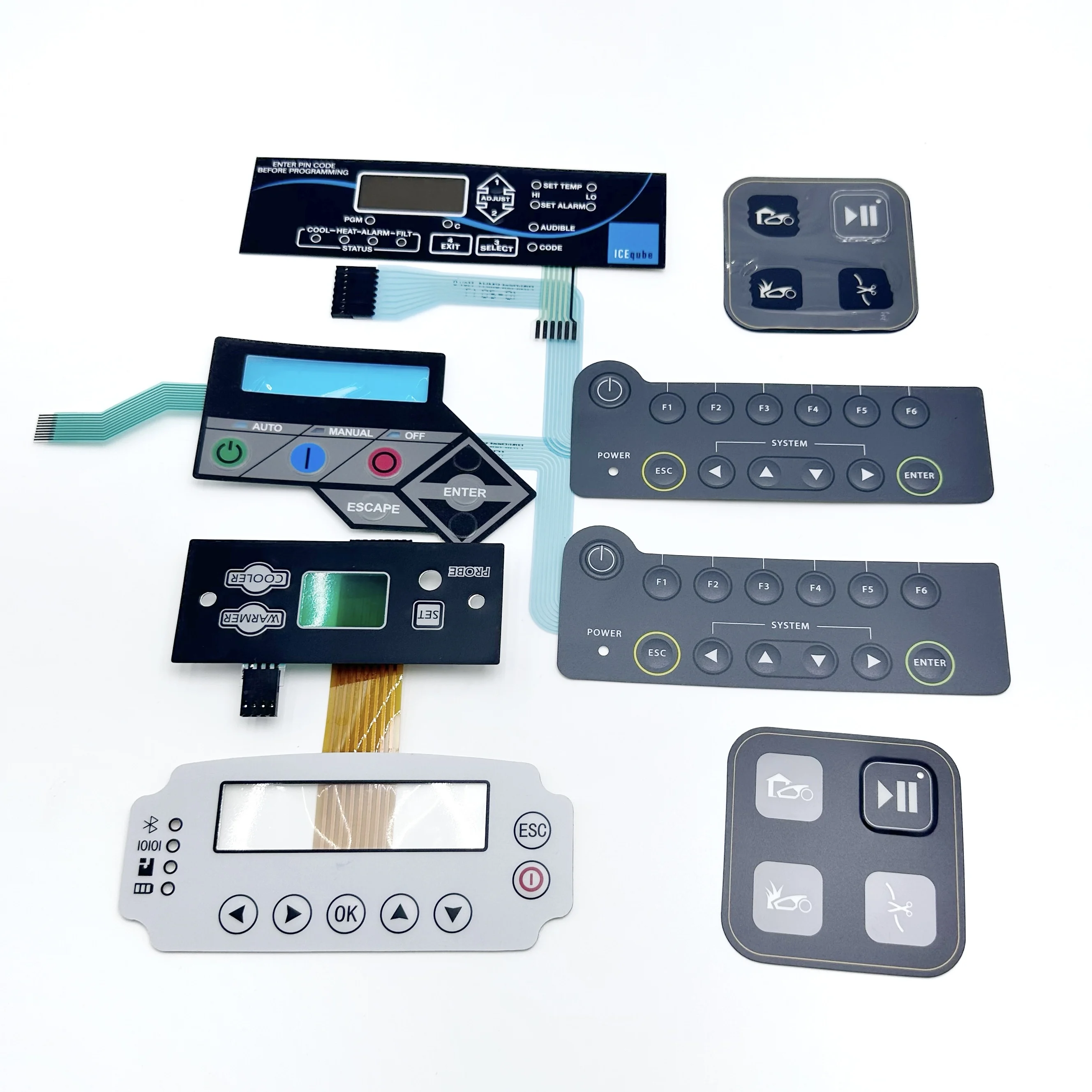 Customizable Optimal Conductive Silicone Membrane Switch Buttons Keypad with Customizable LOGO Size and Colors