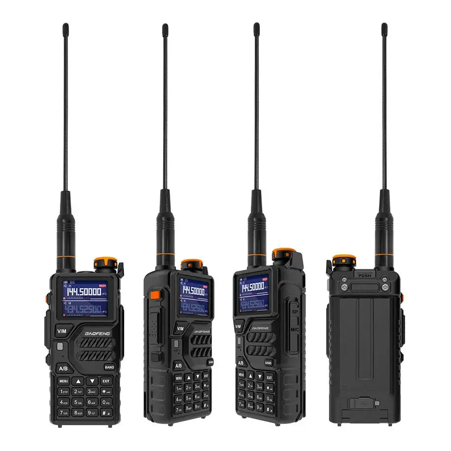 Best Baofeng K5 PLUS Dual band Channel Tactical Walkie Talkie 10W Long Range UHF VHF Handheld Ham radio
