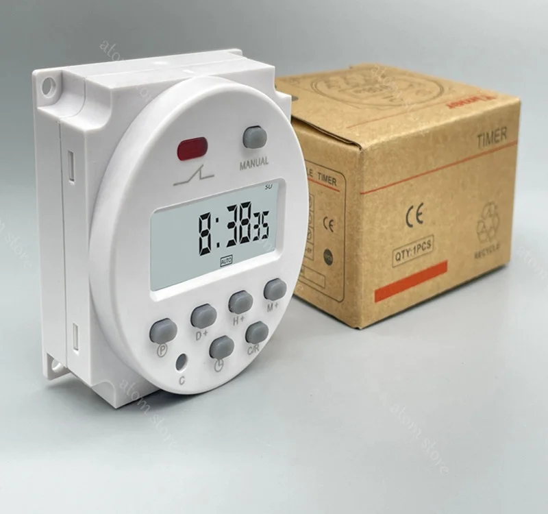 CN101A Time Control Switch 12V 24V 110V 220V Time Relay Street lamp billboard power supply timer switch controller
