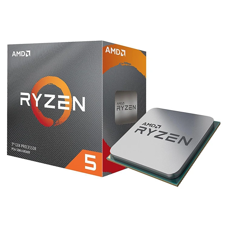 AMD Ryzen 5 5600 6 çekirdek masaüstü bilgisayar işlemci 4.4GHz ile