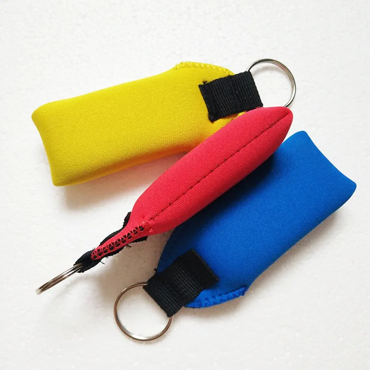 Neoprene Floating Keychain Keyring Key Float For Marine Boat Kayak Sailing Swimming Water Sports Rose Red
