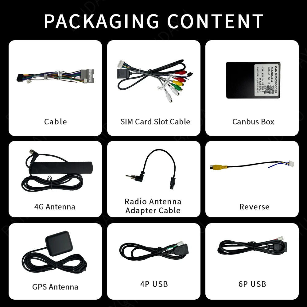 Android 13 IPS Screen Car DVD Player GPS Navigation for Dodge caravan for Dodge Nitro for Jeep Universal Stereo Video