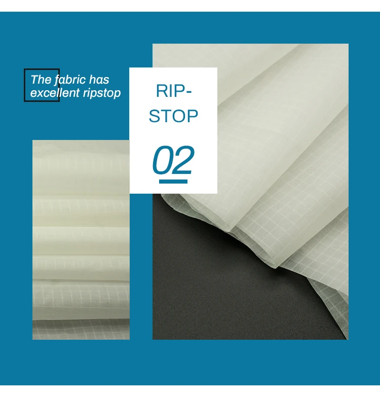 42GSM Parachute Fabric - 30D Nylon66 Ripstop Material