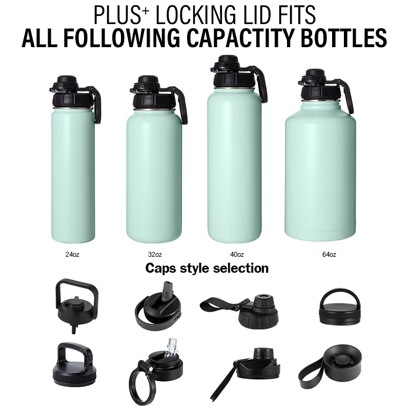 Everich Double Wall Vacuum Insulated Water Bottle - Eco-Friendly & Leak ...